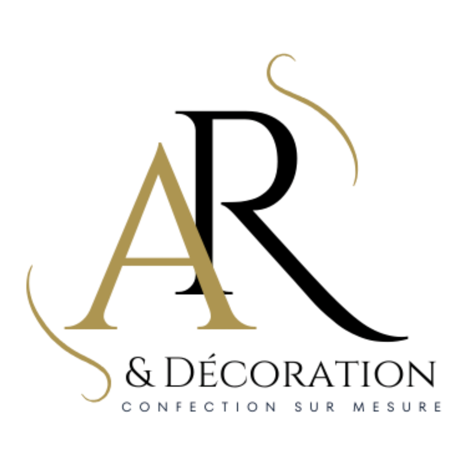 Logo AR Décoration – Atelier de couturière d’ameublement spécialisée van et banquettes sur mesure